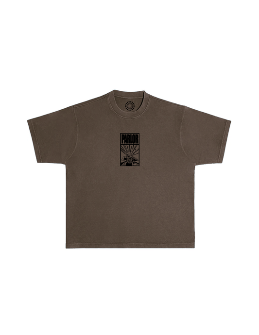 PARLOR EXPRESS "STRESSED OUT" T-SHIRT (CLOVE)