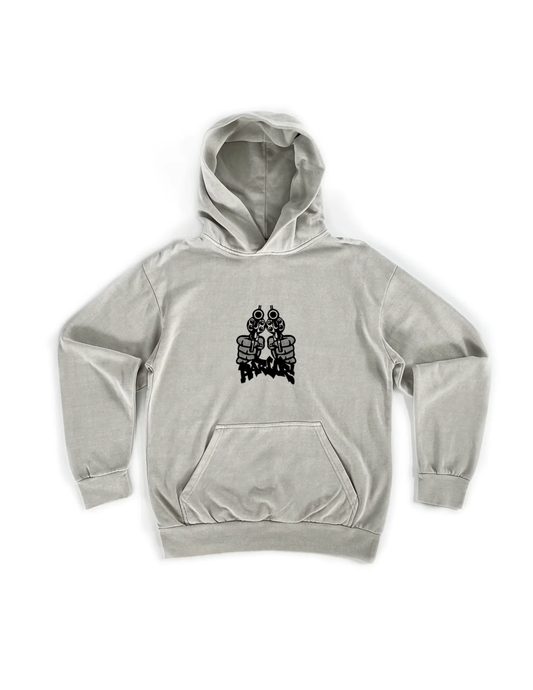 PARLOR EXPRESS "STICK UP" PULL OVER HOODIE (CEMENT)